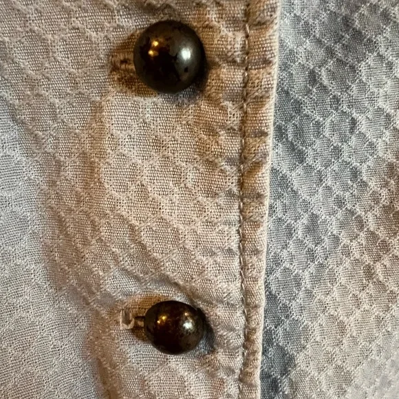 Light bluegray lightweight button down dress jacket - Picture 9 of 9